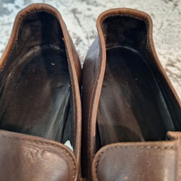 Ermenegildo Zegna Brown‎  loafers size 9.5 main image 7